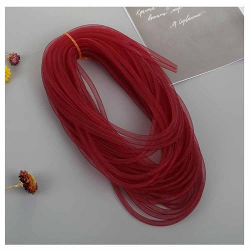 SHTGOI 3 Stück 25m Elastische Mesh Schlauch Basteln 8mm Netz-Rohr Flex Netzschlauch Meterware Kreative Netzschnur DIY Schmuck Zubehör für Schleife Armband Halskette Kränze Handwerk Purpurrot SHTGOI 3 Stück 25m Elastische Mesh Schlauch Basteln 8mm Netz-Rohr Flex Netzschlauch Meterware Kreative Netzschnur DIY Schmuck Zubehör für Schleife Armband Halskette Kränze Handwerk Purpurrot von SHTGOI