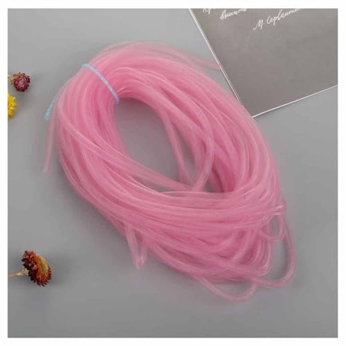 SHTGOI 3 Stück 25m Elastische Mesh Schlauch Basteln 8mm Netz-Rohr Flex Netzschlauch Meterware Kreative Netzschnur DIY Schmuck Zubehör für Schleife Armband Halskette Kränze Handwerk Rosa SHTGOI 3 Stück 25m Elastische Mesh Schlauch Basteln 8mm Netz-Rohr Flex Netzschlauch Meterware Kreative Netzschnur DIY Schmuck Zubehör für Schleife Armband Halskette Kränze Handwerk Rosa von SHTGOI