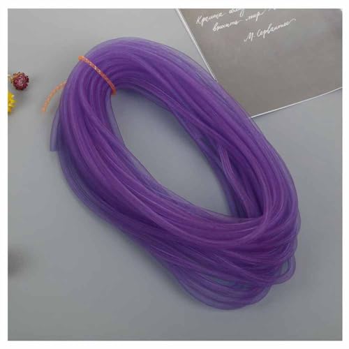 SHTGOI 3 Stück 25m Elastische Mesh Schlauch Basteln 8mm Netz-Rohr Flex Netzschlauch Meterware Kreative Netzschnur DIY Schmuck Zubehör für Schleife Armband Halskette Kränze Handwerk Violett SHTGOI 3 Stück 25m Elastische Mesh Schlauch Basteln 8mm Netz-Rohr Flex Netzschlauch Meterware Kreative Netzschnur DIY Schmuck Zubehör für Schleife Armband Halskette Kränze Handwerk Violett von SHTGOI