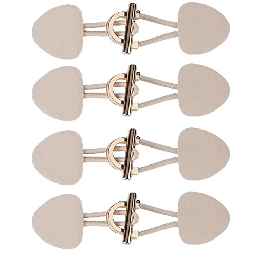 SHTGOI 4 Paar Knebelknöpfe Metall PU-Leder Horn Knebelverschlüsse Kleidungsersatzbutton Nähknöpfe Mit Verschluss Leder Buttons Dufflecoat Verschluss Schnalle Knöpfe für Windjacke Mantel Beige 1# SHTGOI 4 Paar Knebelknöpfe Metall PU-Leder Horn Knebelverschlüsse Kleidungsersatzbutton Nähknöpfe Mit Verschluss Leder Buttons Dufflecoat Verschluss Schnalle Knöpfe für Windjacke Mantel Beige 1# von SHTGOI