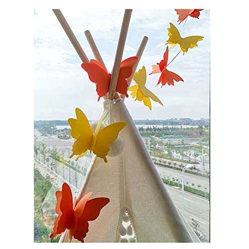 SHTGOI 4 Stück 3D Butterfly Papier Girlande Schmetterling Banner String Handgefertigt Hängende Dekorative Garland für Hochzeit Baby Dusche Geburtstag und Thema Dekor Farbverlauf Orange SHTGOI 4 Stück 3D Butterfly Papier Girlande Schmetterling Banner String Handgefertigt Hängende Dekorative Garland für Hochzeit Baby Dusche Geburtstag und Thema Dekor Farbverlauf Orange von SHTGOI