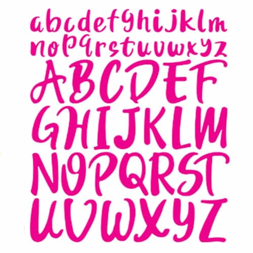 SHTGOI 5 Blatt Buchstaben Aufkleber Selbstklebende Alphabetische Aufkleber Groß- und Kleinbuchstaben Sticker Wasserfeste Vinyl Klebebuchstaben für DIY Scrapbooking Wasserbecher Postfach Rosa SHTGOI 5 Blatt Buchstaben Aufkleber Selbstklebende Alphabetische Aufkleber Groß- und Kleinbuchstaben Sticker Wasserfeste Vinyl Klebebuchstaben für DIY Scrapbooking Wasserbecher Postfach Rosa von SHTGOI