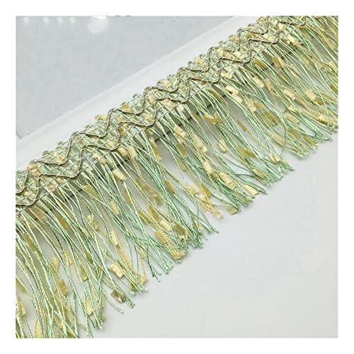 SHTGOI 5 Yard 9cm Breit Quasten Spitzenband Polyester Fransen Spitzenbesatz Vintage Häkelband Spitze Borte Häkelspitze Stoff für Nähen Vorhänge Sofa Tischspitze DIY Zubehör Grün 1# SHTGOI 5 Yard 9cm Breit Quasten Spitzenband Polyester Fransen Spitzenbesatz Vintage Häkelband Spitze Borte Häkelspitze Stoff für Nähen Vorhänge Sofa Tischspitze DIY Zubehör Grün 1# von SHTGOI
