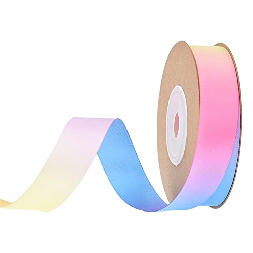 SHTGOI 9m Satinband 15mm Breit Regenbogen Band Satinbänder Seidenband Geschenkband Dekoband Schleifenband Stoffband Zierband für Hochzeit Valentinstag Deko Blumen Geschenkverpackung SHTGOI 9m Satinband 15mm Breit Regenbogen Band Satinbänder Seidenband Geschenkband Dekoband Schleifenband Stoffband Zierband für Hochzeit Valentinstag Deko Blumen Geschenkverpackung von SHTGOI