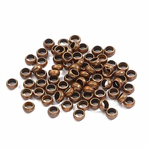 SHTGOI Abstandsperlen Set 2mm Edelstahl Runde Distanzperlen Nahtlose Kugelperlen Metall Kleine Bastelperlen mit Loch Schmuckperlen für DIY Armband Halskette Schmuck Herstellung 500pcs Antikes Rot SHTGOI Abstandsperlen Set 2mm Edelstahl Runde Distanzperlen Nahtlose Kugelperlen Metall Kleine Bastelperlen mit Loch Schmuckperlen für DIY Armband Halskette Schmuck Herstellung 500pcs Antikes Rot von SHTGOI