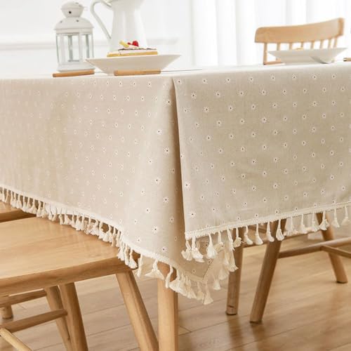 SHTGOI Baumwoll-Leinen Tischdecke für Quadrat Tische 70 * 70cm Tischdecke Abwaschbar Abwaschbar Staubdicht Couchtisch Table Cloth für Home Küche Speisetisch Tisch Decken Deko Party Quaste Tischtuch SHTGOI Baumwoll-Leinen Tischdecke für Quadrat Tische 70 * 70cm Tischdecke Abwaschbar Abwaschbar Staubdicht Couchtisch Table Cloth für Home Küche Speisetisch Tisch Decken Deko Party Quaste Tischtuch von SHTGOI