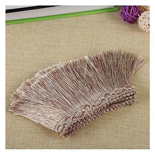 SHTGOI Fransenborte Seide Quastenbesatz 9cm Breit Baumwolle Quaste Fransen Boho Fransenbordüre Vintage Häkelband Spitze Borte Band DIY Zubehör für DIY Kostüme Bekleidung Vorhang Hochzeit 5m Beige SHTGOI Fransenborte Seide Quastenbesatz 9cm Breit Baumwolle Quaste Fransen Boho Fransenbordüre Vintage Häkelband Spitze Borte Band DIY Zubehör für DIY Kostüme Bekleidung Vorhang Hochzeit 5m Beige von SHTGOI