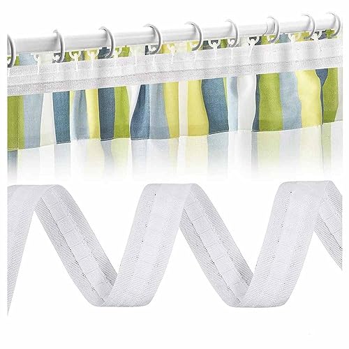 SHTGOI Gardinenband Kräuselband 8cm*2m Vorhangband Polyester Reihband Faltenband Falte Gardinenband Universalband zum Aufnähen Abnehmbarer Vorhang Stoffband für Fenstervorhang Türvorhang SHTGOI Gardinenband Kräuselband 8cm*2m Vorhangband Polyester Reihband Faltenband Falte Gardinenband Universalband zum Aufnähen Abnehmbarer Vorhang Stoffband für Fenstervorhang Türvorhang von SHTGOI