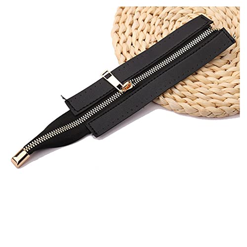 SHTGOI Handtasche Leder Reißverschluss 18 cm Metall Reißverschlüsse Gewebtes Taschenzubehör Eine Reihe von 28 Ösen Geflochtene Tasche Lederzubehör für Taschenherstellung DIY Schwarz SHTGOI Handtasche Leder Reißverschluss 18 cm Metall Reißverschlüsse Gewebtes Taschenzubehör Eine Reihe von 28 Ösen Geflochtene Tasche Lederzubehör für Taschenherstellung DIY Schwarz von SHTGOI