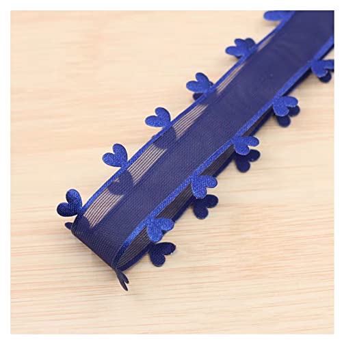 SHTGOI Herzen Organzaband 25 mm x 18 m Herzband Organza Bänder Herz Geschenkband Schleifenband Tüllband Dekoband für Auto Hochzeit Weihnachten Deko Geschenk Blumen Verpackung Marineblau SHTGOI Herzen Organzaband 25 mm x 18 m Herzband Organza Bänder Herz Geschenkband Schleifenband Tüllband Dekoband für Auto Hochzeit Weihnachten Deko Geschenk Blumen Verpackung Marineblau von SHTGOI