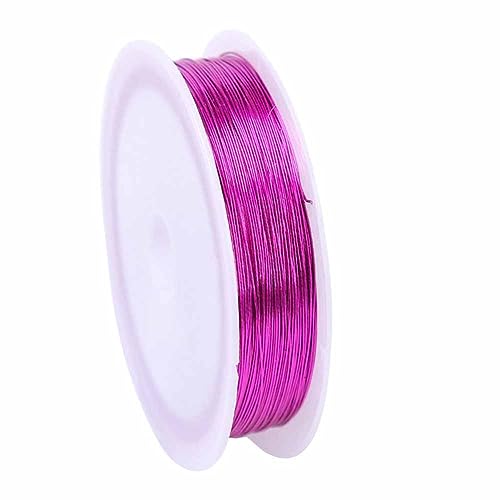 SHTGOI Kupferdraht 0.3mm Metalldraht Basteldraht Dünn 50m/Rolle Kupferdrahtrolle Schmuckdraht Perlendraht Lackierter Draht zum Basteln für Schmuckherstellung,Blumenkunst,Perlenarbeiten Rosa SHTGOI Kupferdraht 0.3mm Metalldraht Basteldraht Dünn 50m/Rolle Kupferdrahtrolle Schmuckdraht Perlendraht Lackierter Draht zum Basteln für Schmuckherstellung,Blumenkunst,Perlenarbeiten Rosa von SHTGOI