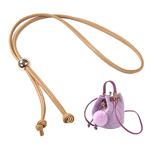 SHTGOI Ledertasche Kordelzug 120 cm Ledertaschen-Zugschnur mit Perlenhalter Verstellbarer Tragetaschengurt Kordelzug Tasche Zubehör für Eimertasche Schultertasche Handtaschen Gelb SHTGOI Ledertasche Kordelzug 120 cm Ledertaschen-Zugschnur mit Perlenhalter Verstellbarer Tragetaschengurt Kordelzug Tasche Zubehör für Eimertasche Schultertasche Handtaschen Gelb von SHTGOI
