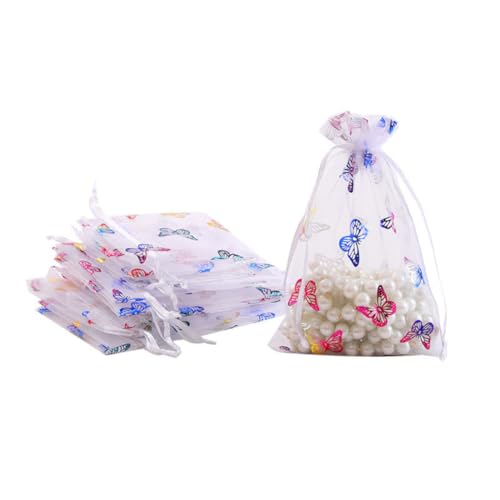 SHTGOI Organzasäckchen 10 Stück Schmetterlingsmotiv Geschenktüten Geschenkverpackung Organzabeutel Geschenkbeutel Schmuckbeutel Säckchen Geschenk Bonbonsbeutel für Valentinstag Süßigkeiten Pralinen SHTGOI Organzasäckchen 10 Stück Schmetterlingsmotiv Geschenktüten Geschenkverpackung Organzabeutel Geschenkbeutel Schmuckbeutel Säckchen Geschenk Bonbonsbeutel für Valentinstag Süßigkeiten Pralinen von SHTGOI