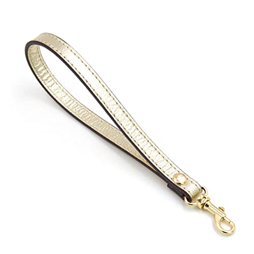 SHTGOI PU Leder Handschlaufe Schlüsselanhänger Ersatz Kurz Armband Taschengriffe Lederband mit Karabinerhaken Taschengurt für Handtaschen Geldbörse Clutch Wristlet Purse Keychain Pouch Gold SHTGOI PU Leder Handschlaufe Schlüsselanhänger Ersatz Kurz Armband Taschengriffe Lederband mit Karabinerhaken Taschengurt für Handtaschen Geldbörse Clutch Wristlet Purse Keychain Pouch Gold von SHTGOI