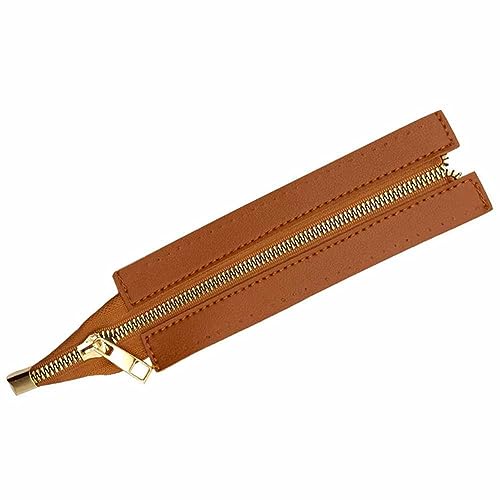 SHTGOI PU-Leder-Reißverschluss 18 cm Metallreißverschluss Gewebte Tasche Zipper Austauschbarer DIY-Näh-Lederreißverschluss Tasche zubehör für DIY-Häkeltaschen, Nähen, Jeans, Bastelzubehör Braun SHTGOI PU-Leder-Reißverschluss 18 cm Metallreißverschluss Gewebte Tasche Zipper Austauschbarer DIY-Näh-Lederreißverschluss Tasche zubehör für DIY-Häkeltaschen, Nähen, Jeans, Bastelzubehör Braun von SHTGOI