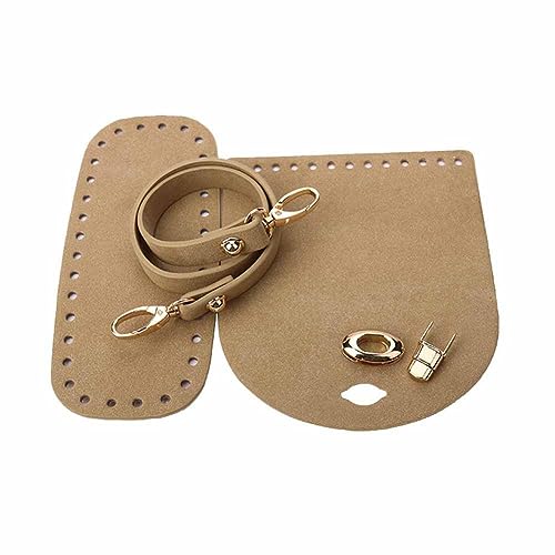 SHTGOI PU Ledertasche Strickset Taschenboden Stricken Häkeltaschen Taschenbodenformer Pad-Einsatz Kissenbasis Ledertasche Unten Schultergurt Klappenabdeckung für Taschen häkeln 3 Zubehör Khaki SHTGOI PU Ledertasche Strickset Taschenboden Stricken Häkeltaschen Taschenbodenformer Pad-Einsatz Kissenbasis Ledertasche Unten Schultergurt Klappenabdeckung für Taschen häkeln 3 Zubehör Khaki von SHTGOI