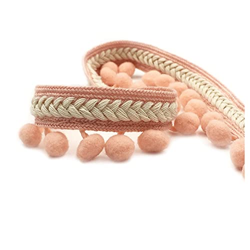 SHTGOI Pomponborte Bommelborte 5 Yards 12mm Pompon Borte zum Nähen Pom Poms Fransenborte Pompons Quaste Spitze Bommelband für DIY Basteln Kostüme Kleidung Vorhang Nähen Dekoration Dunkelpink SHTGOI Pomponborte Bommelborte 5 Yards 12mm Pompon Borte zum Nähen Pom Poms Fransenborte Pompons Quaste Spitze Bommelband für DIY Basteln Kostüme Kleidung Vorhang Nähen Dekoration Dunkelpink von SHTGOI
