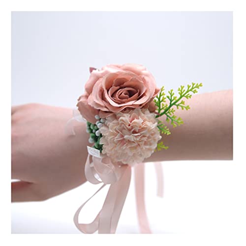 SHTGOI Rose Blumenarmband Braut Brautjungfer Hand Blume Schleifenband Handgelenkblume Handgefertigte Seidenblume Armband Zubehör für Hochzeit Bankette Brautjubiläum Abschlussball Kaffeefarbe SHTGOI Rose Blumenarmband Braut Brautjungfer Hand Blume Schleifenband Handgelenkblume Handgefertigte Seidenblume Armband Zubehör für Hochzeit Bankette Brautjubiläum Abschlussball Kaffeefarbe von SHTGOI