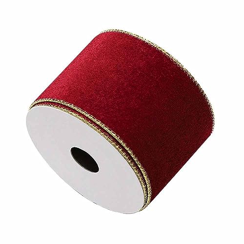 SHTGOI Samtband 10 Yards/Rolle 6.3cm Breit Samt Schleifenband Zierband Verpackungsband Geschenkband Schmuckband Dekoband zum Nähen Samtborte für DIY Schleife Stirnbänder Hochzeit Tischdeko Rot# SHTGOI Samtband 10 Yards/Rolle 6.3cm Breit Samt Schleifenband Zierband Verpackungsband Geschenkband Schmuckband Dekoband zum Nähen Samtborte für DIY Schleife Stirnbänder Hochzeit Tischdeko Rot# von SHTGOI
