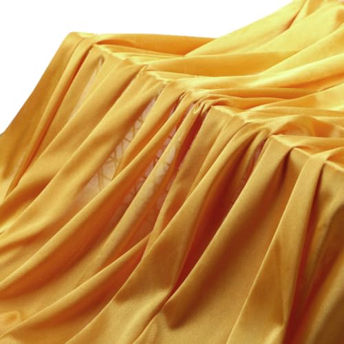 SHTGOI Satin Stoff 1.55 * 15m Glanz Möbelstoffe Futterstoff Stoffe deckenstoffe Bezugsstoff Dekostoff vorhangstoff kinderstoffe Modestoff für Nähen Kostüme Röcke Tischdecke Hintergründe Dekorationen von SHTGOI