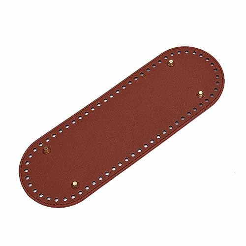 SHTGOI Taschenboden Handgewebte Tasche Pad zum Häkeln Ovale Bodentasche mit Löchern PU Leder Tasche Bodenforme Tasche Bottom Shaper für DIY Häkeltasche Strickbeutel Schultertasche 30 * 10cm Braun SHTGOI Taschenboden Handgewebte Tasche Pad zum Häkeln Ovale Bodentasche mit Löchern PU Leder Tasche Bodenforme Tasche Bottom Shaper für DIY Häkeltasche Strickbeutel Schultertasche 30 * 10cm Braun von SHTGOI