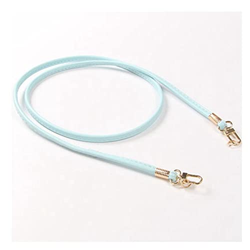 SHTGOI Taschengurt 120cm Lang Abnehmbar Handtaschen Trageriemen mit Karabinerhaken Leder Taschen Schulterriemen Taschenkette Ersetzen Tragegurt Umhängegurt für Damen Taschenzubehör Hellblau SHTGOI Taschengurt 120cm Lang Abnehmbar Handtaschen Trageriemen mit Karabinerhaken Leder Taschen Schulterriemen Taschenkette Ersetzen Tragegurt Umhängegurt für Damen Taschenzubehör Hellblau von SHTGOI