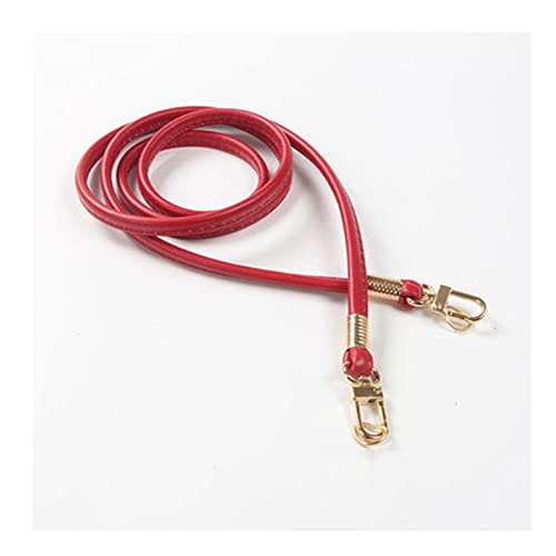 SHTGOI Taschengurt 120cm Lang Abnehmbar Handtaschen Trageriemen mit Karabinerhaken Leder Taschen Schulterriemen Taschenkette Ersetzen Tragegurt Umhängegurt für Damen Taschenzubehör Rot SHTGOI Taschengurt 120cm Lang Abnehmbar Handtaschen Trageriemen mit Karabinerhaken Leder Taschen Schulterriemen Taschenkette Ersetzen Tragegurt Umhängegurt für Damen Taschenzubehör Rot von SHTGOI