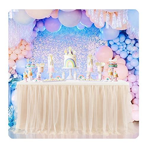 SHTGOI Tüll Tischrock Tütü Gaze Tischröcke Hochzeit Tischdecke Kuchen Candy Tischdekoration Tisch Rock Für Babyparty Geburtstagsfeier Neujahr Kindergeburtstag Party Dekoration Champagner SHTGOI Tüll Tischrock Tütü Gaze Tischröcke Hochzeit Tischdecke Kuchen Candy Tischdekoration Tisch Rock Für Babyparty Geburtstagsfeier Neujahr Kindergeburtstag Party Dekoration Champagner von SHTGOI