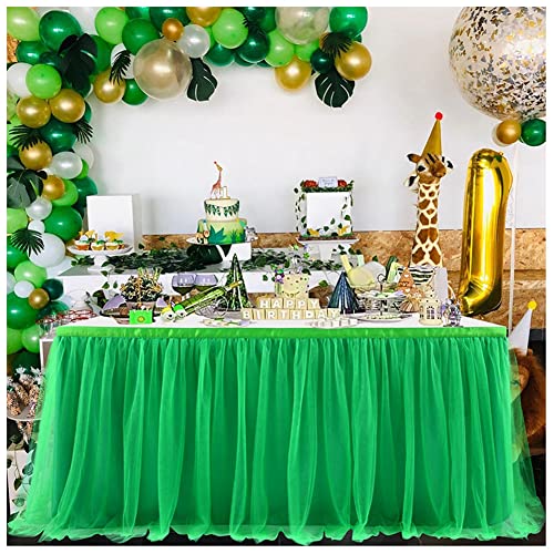 SHTGOI Tüll Tischrock Tütü Tischröcke 183 x 77 cm Gaze Tisch Tischdecke Tischdekoration Tisch Rock für Hochzeit Geburtstag Neujahr Babyparty Candy Party Dekoration Grün SHTGOI Tüll Tischrock Tütü Tischröcke 183 x 77 cm Gaze Tisch Tischdecke Tischdekoration Tisch Rock für Hochzeit Geburtstag Neujahr Babyparty Candy Party Dekoration Grün von SHTGOI