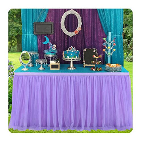 SHTGOI Tüll Tischrock Tütü Tischröcke 183 x 77 cm Gaze Tisch Tischdecke Tischdekoration Tisch Rock für Hochzeit Geburtstag Neujahr Babyparty Candy Party Dekoration Lila SHTGOI Tüll Tischrock Tütü Tischröcke 183 x 77 cm Gaze Tisch Tischdecke Tischdekoration Tisch Rock für Hochzeit Geburtstag Neujahr Babyparty Candy Party Dekoration Lila von SHTGOI