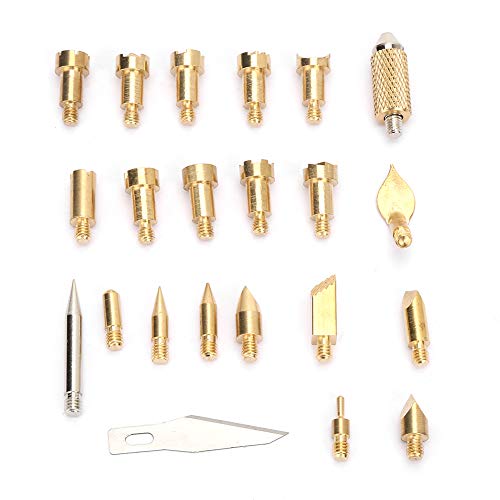 SHUAIGUO 22pcs Lötkolben -Set, Elektroholz -Brennstift Pyrographie Werkzeug, Austauschbare Spitzen, für Handwerk, Holzbearbeitung, Metallarbeiten SHUAIGUO 22pcs Lötkolben -Set, Elektroholz -Brennstift Pyrographie Werkzeug, Austauschbare Spitzen, für Handwerk, Holzbearbeitung, Metallarbeiten von SHUAIGUO