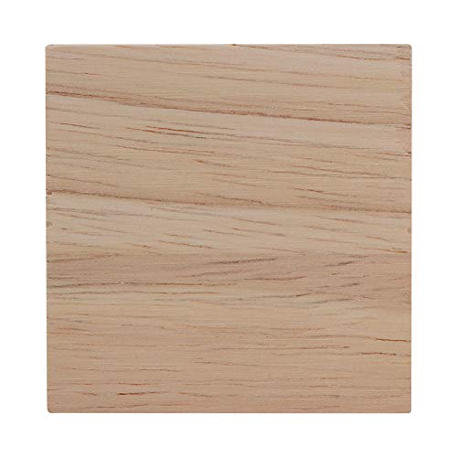 SHUAIGUO 4pcs Holzschnitzerei Karierter Applikat, Unbemalte Dekalierungsdekoration - Premium -Gummiholz, Antikes Handwerk, Vielseitiger Gebrauch für Home & Hotel (5#) von SHUAIGUO