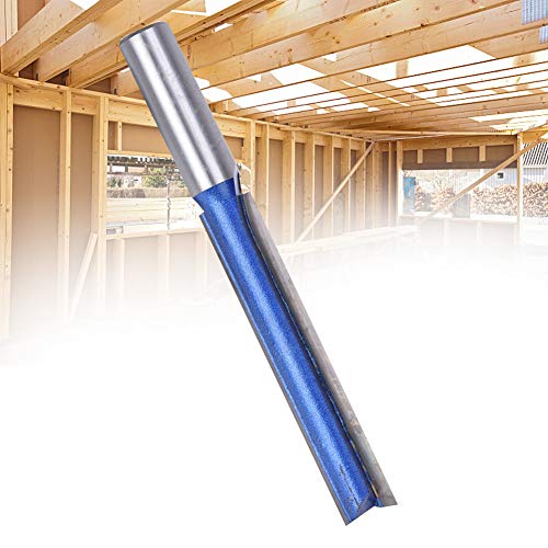 SHUAIGUO Long Gerade Flush Trimm Router Bit, YG6 Legierung Holzbearbeitungswerkzeug mit Schneidenden Kanten, Stabil und Oxidationsbeständig für Präzise Rillen von SHUAIGUO