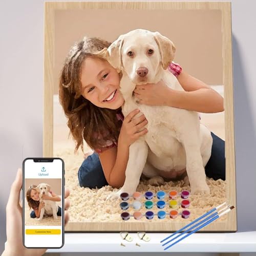 SHUIBIAN Malen Nach Zahlen Eigenes Bild malen nach zahlen personalisiert Nach Zahlen Erwachsene Eigenes Foto mit Zeichnungsfarbe und Pinsel 40 * 50CM SHUIBIAN Malen Nach Zahlen Eigenes Bild malen nach zahlen personalisiert Nach Zahlen Erwachsene Eigenes Foto mit Zeichnungsfarbe und Pinsel 40 * 50CM von SHUIBIAN