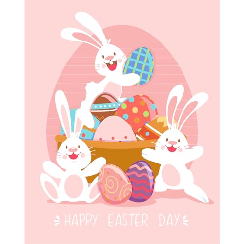SHUIBIAN Malen nach Zahlen Erwachsene Malen Nach Komplettes Stitch-Set Ostern Kaninchen Bild ohne Rahmen 40 x 50 cm SHUIBIAN Malen nach Zahlen Erwachsene Malen Nach Komplettes Stitch-Set Ostern Kaninchen Bild ohne Rahmen 40 x 50 cm von SHUIBIAN