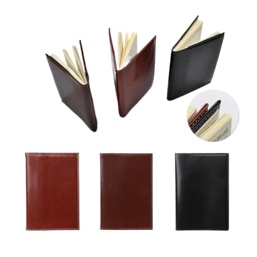 SHUIXIAYUE 1 x Mini-Business-Notizbuch, Mini-Taschenbuch, tragbares Tagebuch, Buch, PU-Ledereinband, Notizblöcke (klein 1) von SHUIXIAYUE