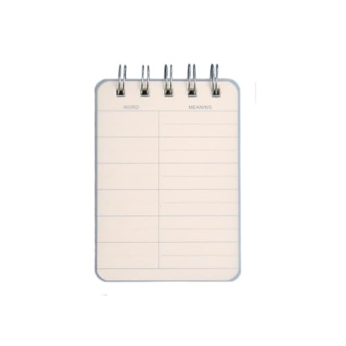 SHUIXIAYUE 200 Seiten Mini-Tagebuch, A7, Notizblock, Bürozubehör, Notizbuch, Acessórios, Word, blanko, Raster, Tagebuch (Word) von SHUIXIAYUE