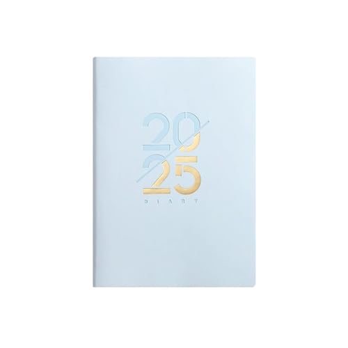 SHUIXIAYUE 2025 A5 Agenda-Notizbuch, Planer, Tagesplaner, Notizblock, Wochenkalender, Notizbücher, Schulzubehör, Schulanfang, Blau SHUIXIAYUE 2025 A5 Agenda-Notizbuch, Planer, Tagesplaner, Notizblock, Wochenkalender, Notizbücher, Schulzubehör, Schulanfang, Blau von SHUIXIAYUE