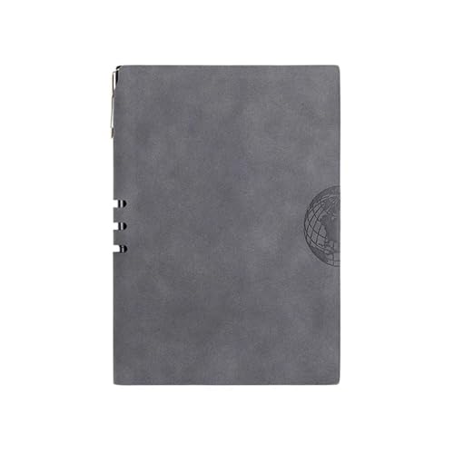 SHUIXIAYUE A5 Retro-Buch aus echtem Leder, für Büro, Schule, Büro, Schule, Notizblock, Tagebuch, Business-Tagebuch, Planer, Schreibwaren, Notizbuch, Hellgrau SHUIXIAYUE A5 Retro-Buch aus echtem Leder, für Büro, Schule, Büro, Schule, Notizblock, Tagebuch, Business-Tagebuch, Planer, Schreibwaren, Notizbuch, Hellgrau von SHUIXIAYUE