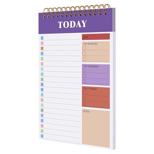 SHUIXIAYUE Notizbuch, Schreibwaren, Lehrer, Geschenk, Tagebuch, Campus, Agenda, undatiert, Tagesplaner, Bürobedarf, Notizblock, Rabatt-Tagebuch, To-Do-Liste (Doppelsofa, 2,96 Seiten) von SHUIXIAYUE