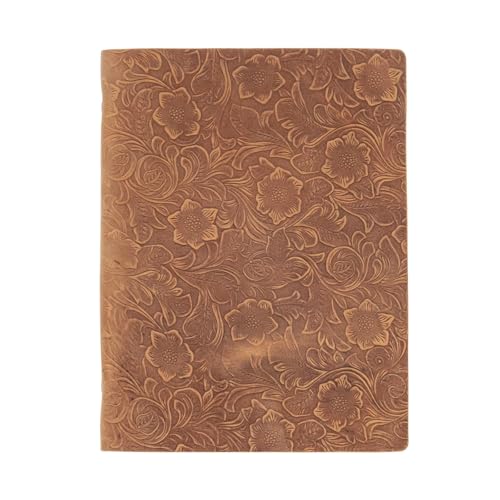 SHUIXIAYUE Retro-Notizbücher im B5-Format mit 9-Ringbuch, Leder-Tagebuch, großer Notizblock für Arbeit, Meeting, Aufzeichnungsbuch, Schreibwaren (weiß) von SHUIXIAYUE