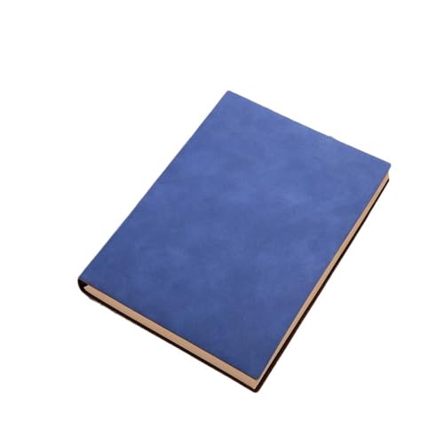 SHUIXIAYUE Verdickter A5-Business-PU-Notizblock, Schaffell, Studenten, Schreibwaren, liniert, Tagesplaner, Notizbuch, Tagebuch (blau) von SHUIXIAYUE