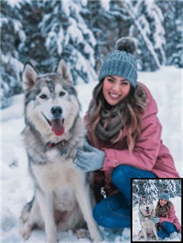 SHUIYAZI Personalisiertes Diamond Painting - Custom 5D Eigenes Foto DIY Selbst Gestalten Full Diamant Set für Erwachsene - Home Decor, 55x85cm CA-22 von SHUIYAZI