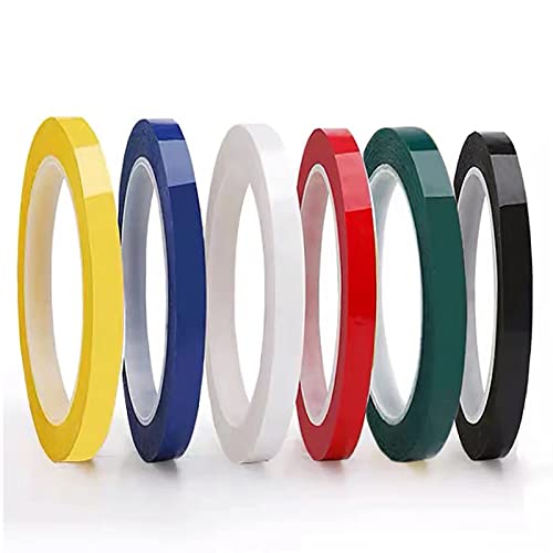 SHULLIN Whiteboard Klebeband 6 Rollen Whiteboard Tape Graphic Chart Tape PET farbiges Klebeband 3mm x 66 m pro Rolle Selbstklebendes Tape Gridding Tape Kunstband für Whiteboards Blackboard 6 Farben SHULLIN Whiteboard Klebeband 6 Rollen Whiteboard Tape Graphic Chart Tape PET farbiges Klebeband 3mm x 66 m pro Rolle Selbstklebendes Tape Gridding Tape Kunstband für Whiteboards Blackboard 6 Farben von SHULLIN
