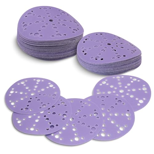 50 Stück 15,2 cm Keramik-Schleifscheiben mit Haken und Schlaufe, Körnung 240, Multi-Loch, 15,2 cm, Exzenterschleifer, Schleifpapier, staubfrei und mit Folienrückseite, Schleifscheibe für Metall, Holz 50 Stück 15,2 cm Keramik-Schleifscheiben mit Haken und Schlaufe, Körnung 240, Multi-Loch, 15,2 cm, Exzenterschleifer, Schleifpapier, staubfrei und mit Folienrückseite, Schleifscheibe für Metall, Holz von SHUTTLE GENIUS