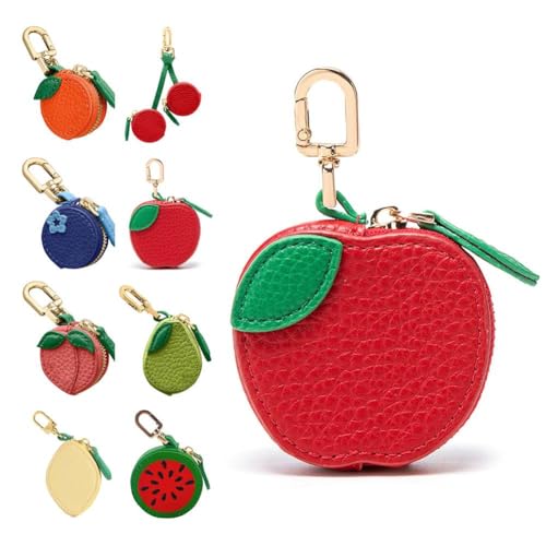 Geldbörse mit Pfirsichfrucht-Anhänger, Erdbeer-Münzgeldbörse, wasserdicht, Leder, Obsttasche, Schlüsselanhänger, Münzbeutel, Kleingeldbörse für Rucksack, Dekoration, Münze, Erdbeer-Geldbörse Geldbörse mit Pfirsichfrucht-Anhänger, Erdbeer-Münzgeldbörse, wasserdicht, Leder, Obsttasche, Schlüsselanhänger, Münzbeutel, Kleingeldbörse für Rucksack, Dekoration, Münze, Erdbeer-Geldbörse von SHUZHENG