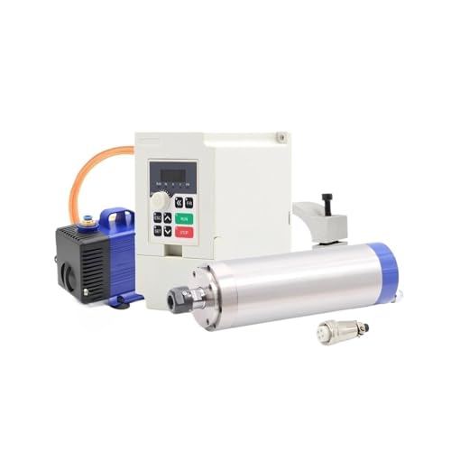 SHYEGUMUZA Wassergekühlte Motor-Kits 110 V 220 V 1,5 kW ER16 65 mm Lager Wasserpumpenhalterung CNC(220v) von SHYEGUMUZA