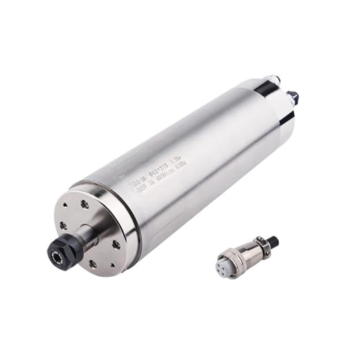 SHYEGUMUZA Wassergekühlter Spindelmotor 1,2 kW ER11 62 mm 5 A 670 Hz 40000 U/min CNC(1.2kw 40000rpm 220V) von SHYEGUMUZA