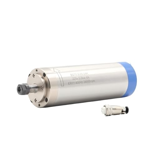 SHYEGUMUZA Wassergekühlter Spindelmotor 220 V 800 W ER11 65 mm 0,8 kW CNC SHYEGUMUZA Wassergekühlter Spindelmotor 220 V 800 W ER11 65 mm 0,8 kW CNC von SHYEGUMUZA