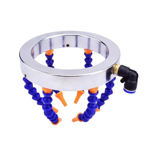 62/65/80/100/110/125/140/150/200mm Wasser Öl Kühl Rohr Schlauch Düse Spindel Motor CNC Router Spray Ring (Size : 140mm) von SHYISY